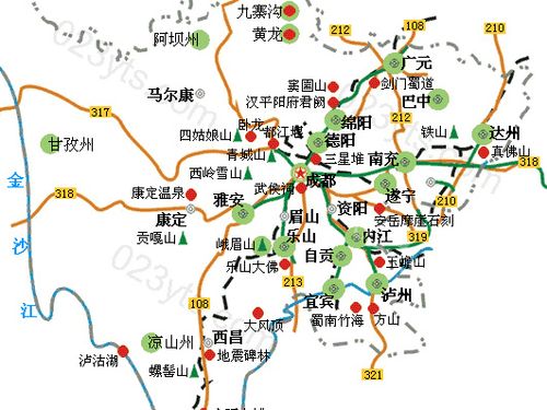 四川旅游线路都有哪些_四川主要旅游线路