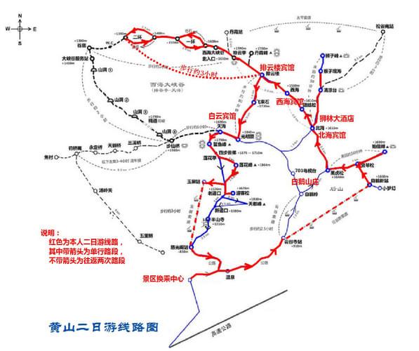 黄山旅游二日游攻略_黄山旅游攻略 2日游最佳路线