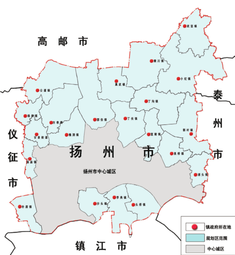 扬州市地图-扬州市地图高清版大图