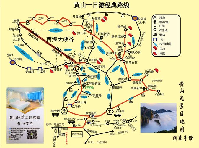 安徽黄山旅游景点地图_安徽黄山旅游景点地图图片